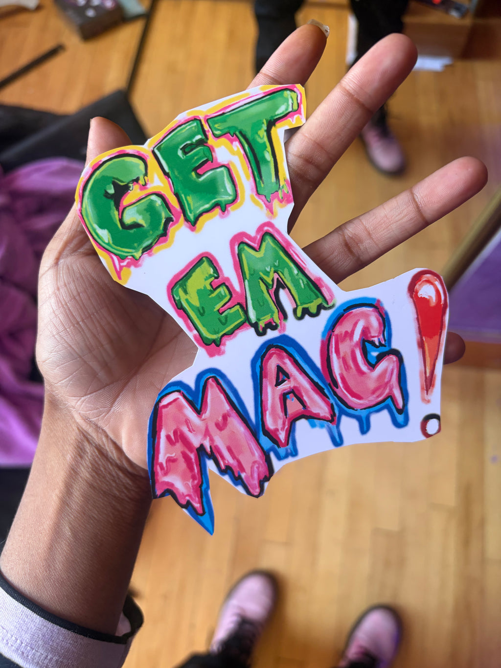 Get Em Mac Sticker |