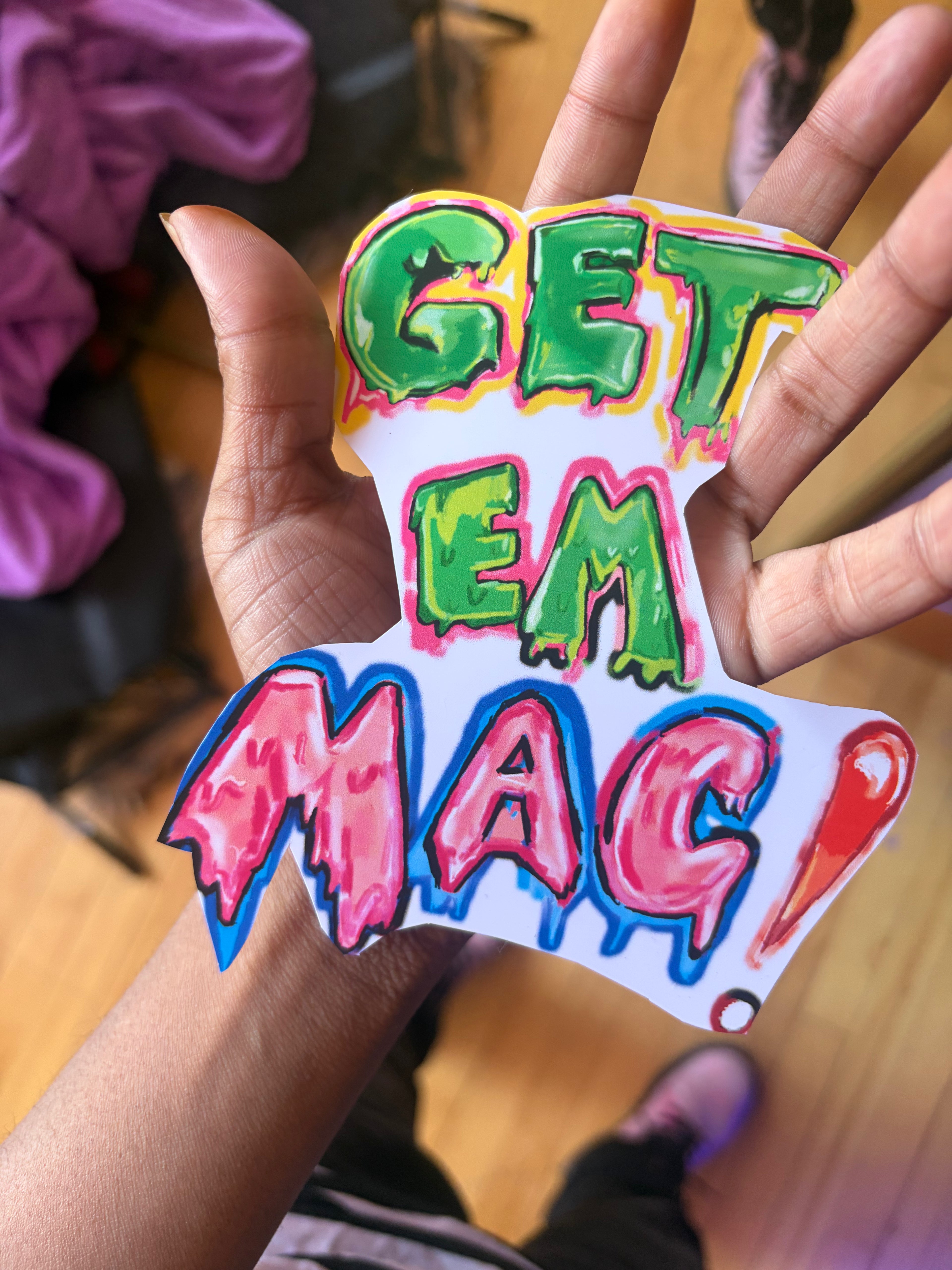 Get Em Mac Sticker |
